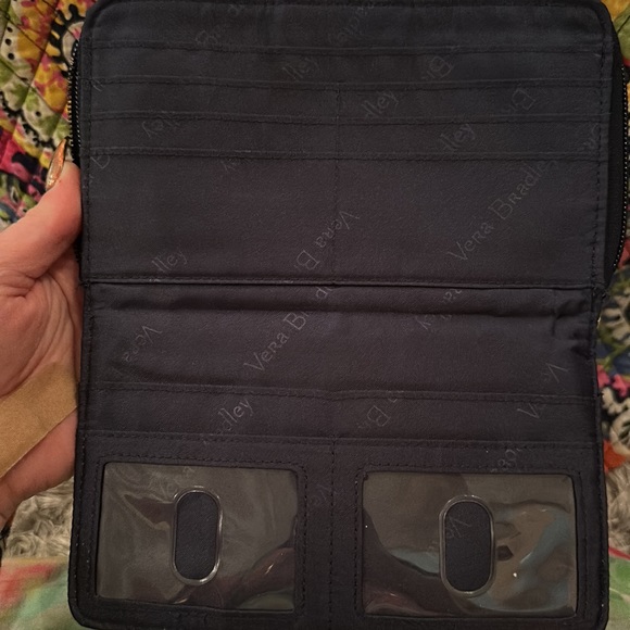 Vera Bradley computer tote and matching wallet - Picture 9 of 13